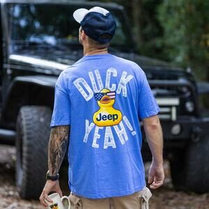 JEDCo • Jeep Duck Yeah Blue Short Sleeve Tee T-Shirt
